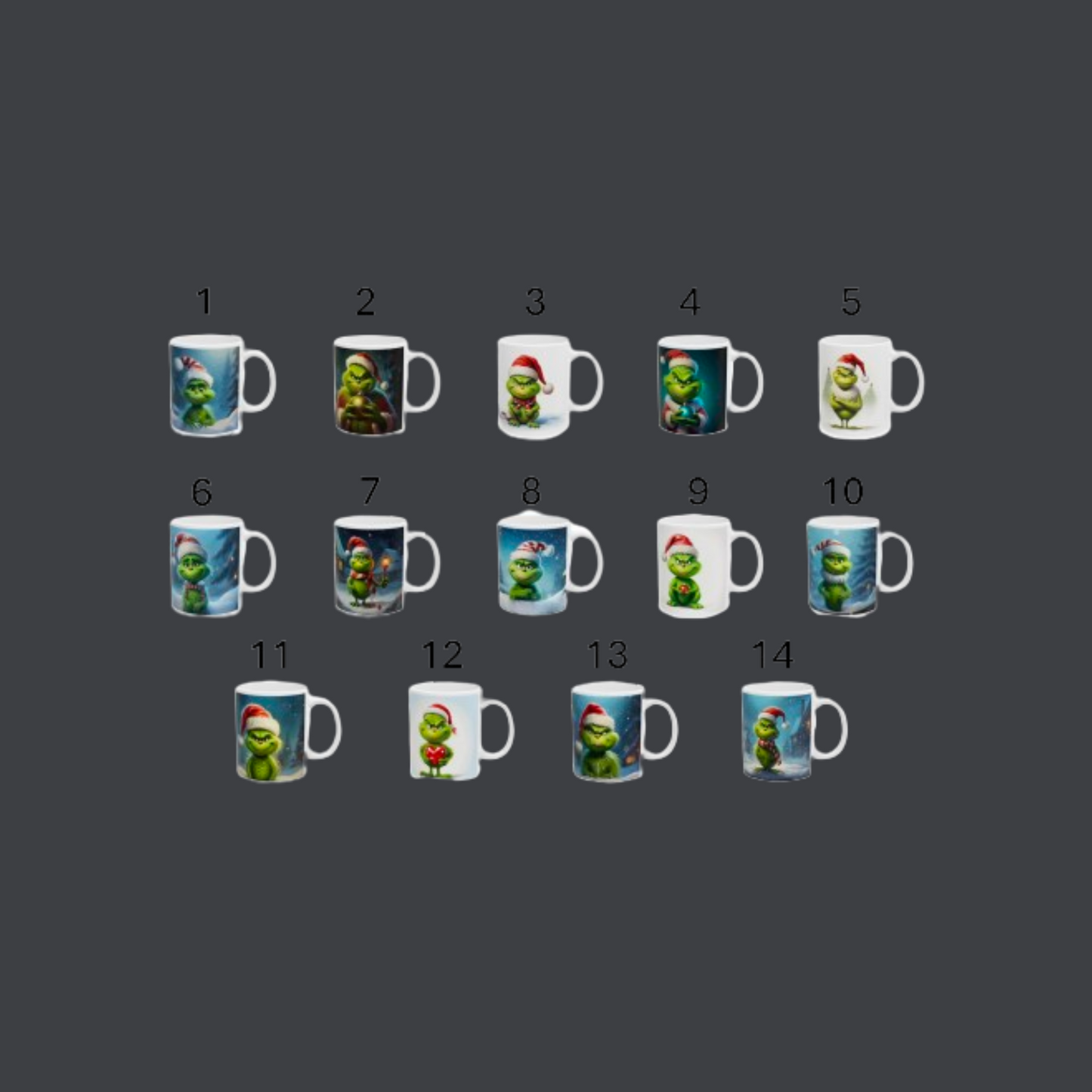 Weihnachtstasse Grinch