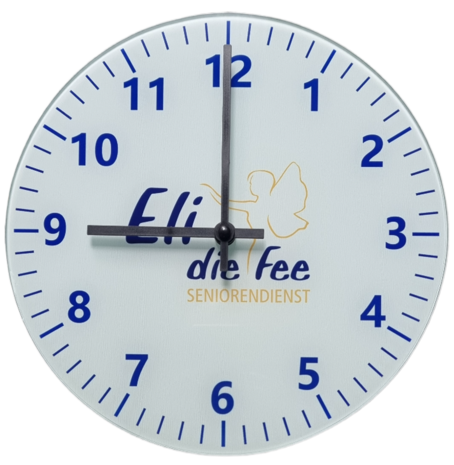 Glas-Wanduhr (EDF)
